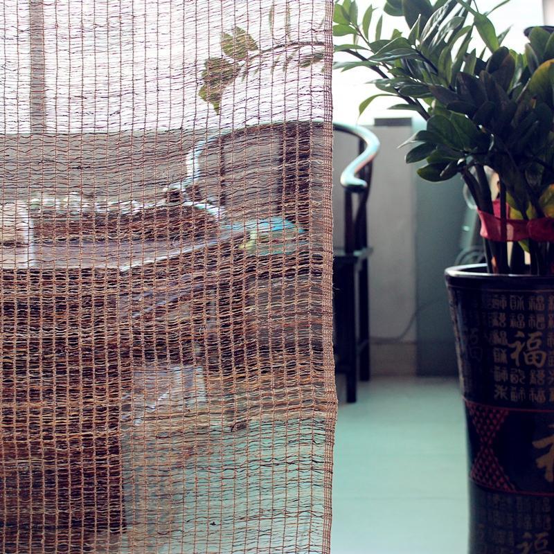 Shoji Screen Divider - ผ้าม่านทำมือจากใยรามี ขนาด 30*50 ซม./ม้วน ผ้าลินินสไตล์จีนโบราณ สำหรับทำม่านประตู