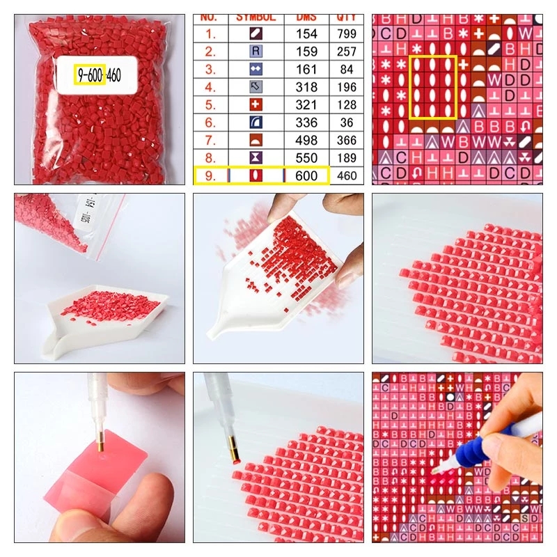 DIY เพชร Rhinestones ภาพวาดการ - Japanese Lifestyle Game บทวิจารณ์และราคา
