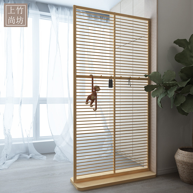 ฉากกั้นห้องไม้ไผ่สีธรรมชาติแบบ - Shoji Screen Divider บทวิจารณ์และราคา